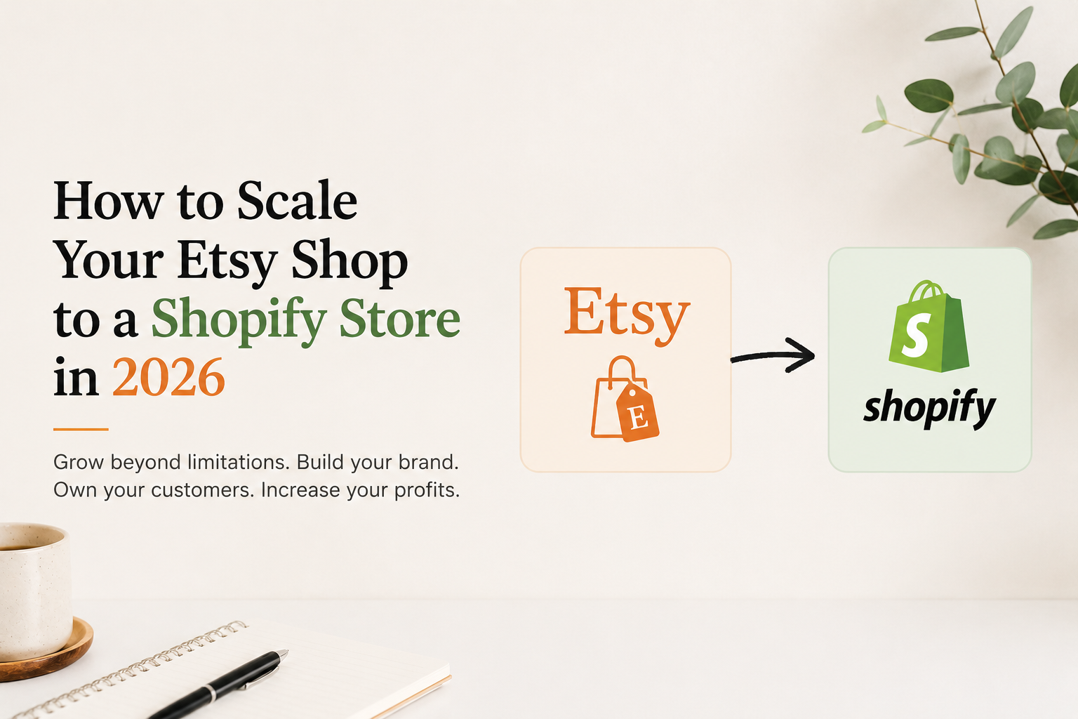 How to Scale Your Etsy Shop to a Shopify Store in 2026