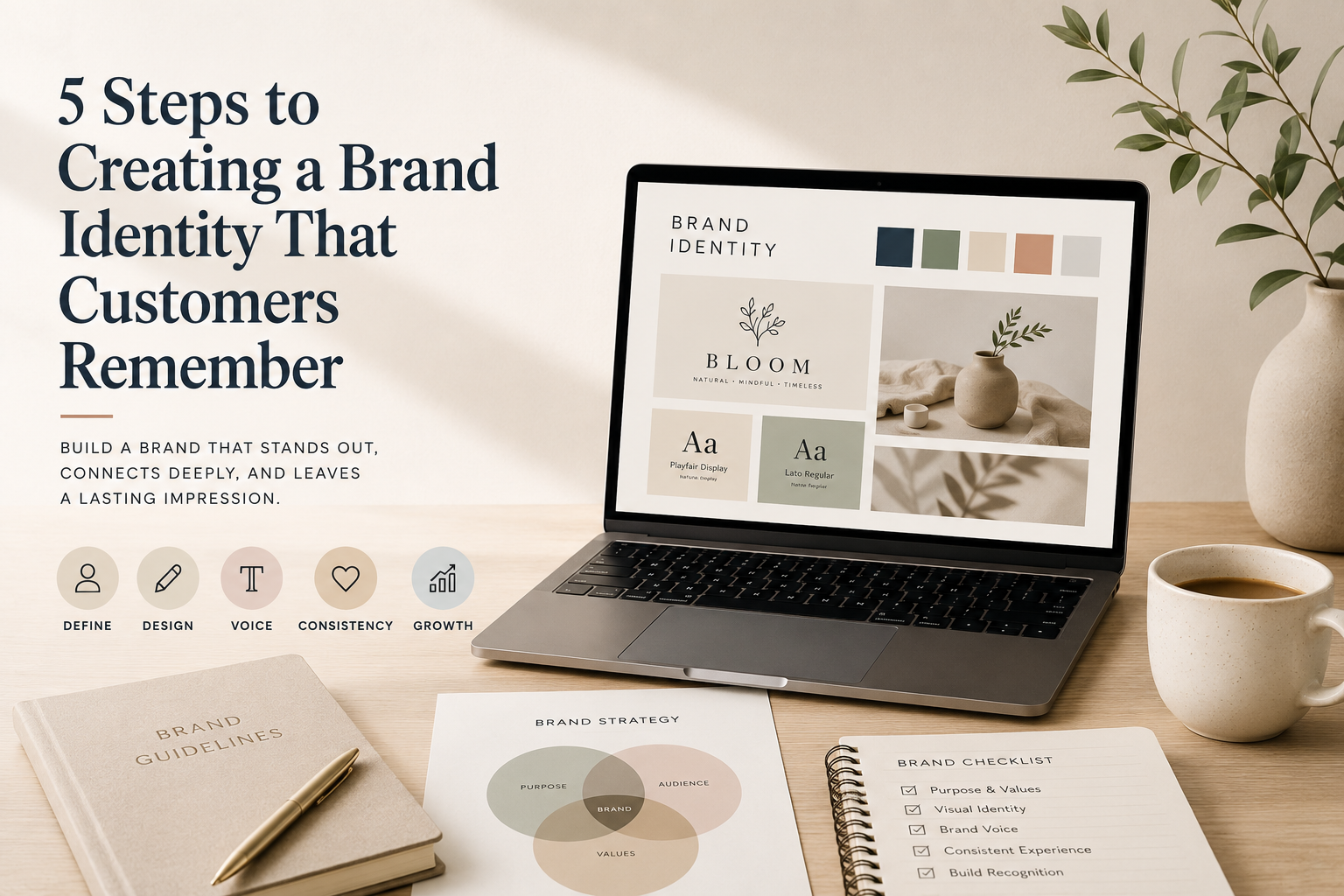 5 Steps to Creating a Brand Identity That Customers Remember